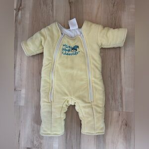 Yellow Fleece Kids One Piece